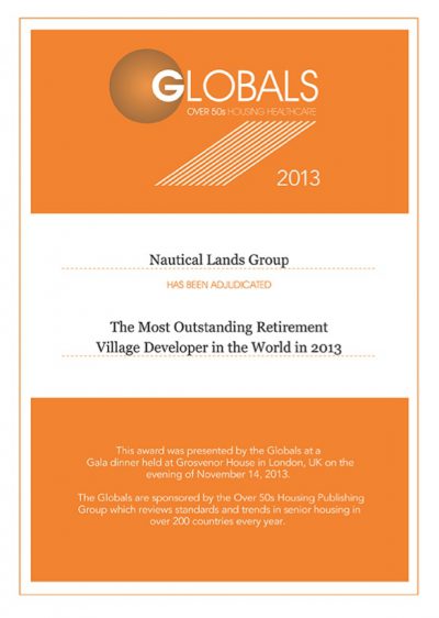 Global Awards 2013 Nautical Lands Group