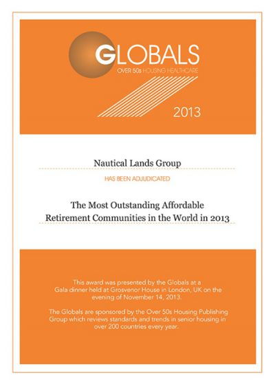 Global Awards 2013 Nautical Lands Group