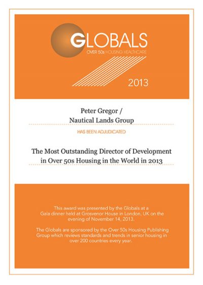 Global Awards 2013 Peter Gregor