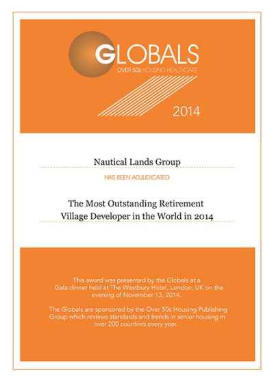 Global Awards 2014 Nautical Lands Group
